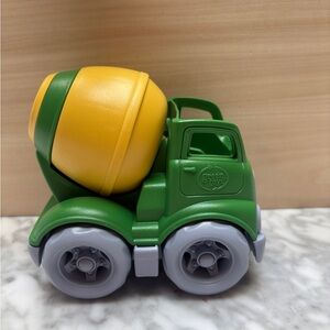 Green and Yellow Cement Mixer -Green Toys